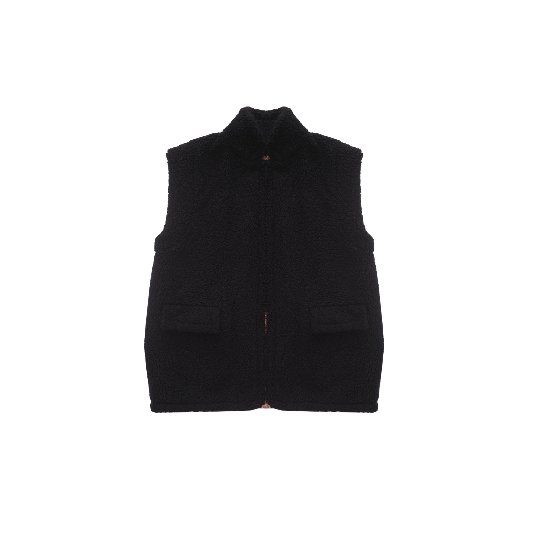 OTE BLACK TEDDY REVERSIBLE VEST